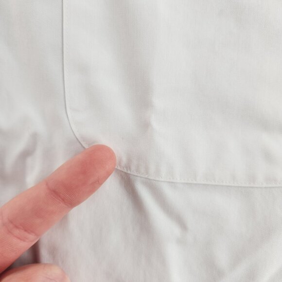 Brooks Brothers White Non-Iron 16 32/33 All Cotton Madison Button-Down Men Shirt - Picture 14 of 16